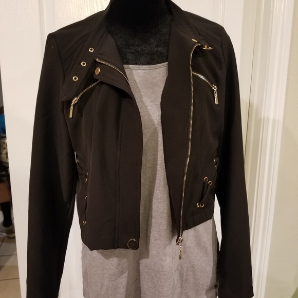 miley and molly Jackets & Blazers - Short lightweight black jacket large